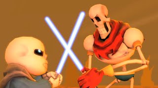 [SFM Undertale] Darth Sans VS Papyrus by @FentrapTV