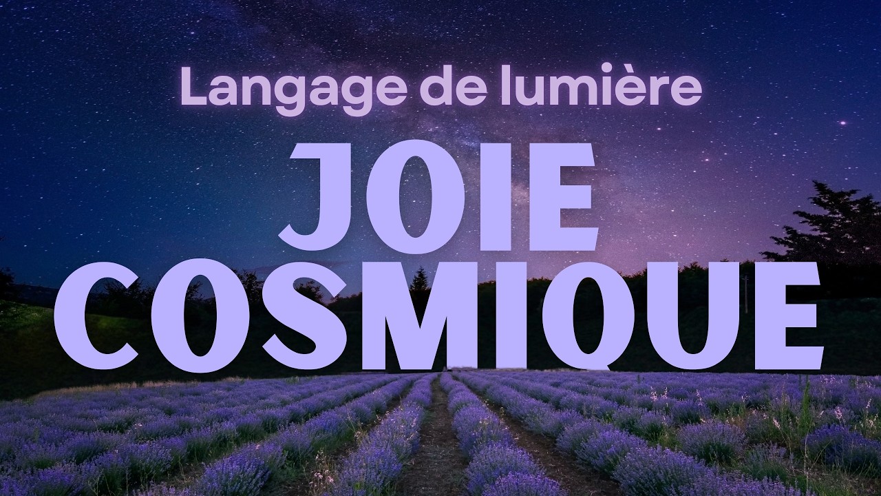 Joie cosmique l Langage de lumière I Activation de l'ADN I Conscience 5D Nouvelle Terre