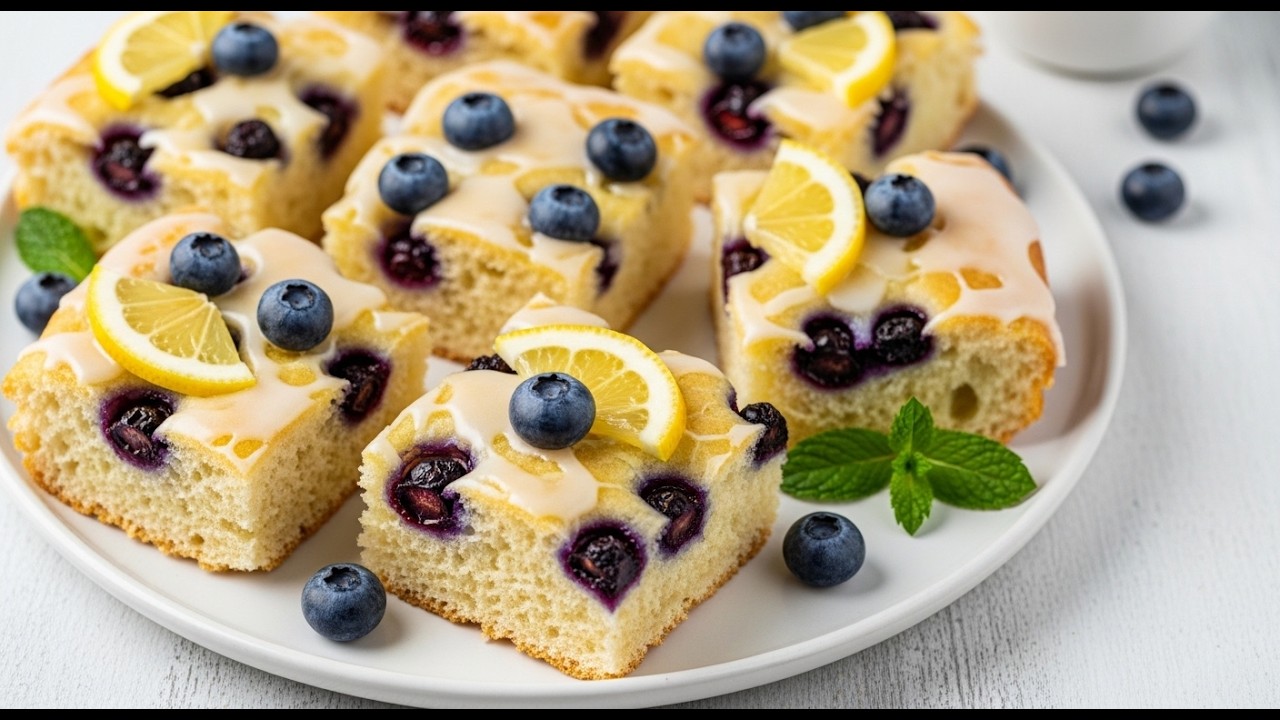 Солнечная фокачча с черникой — необычная сладкая выпечка! 🫐