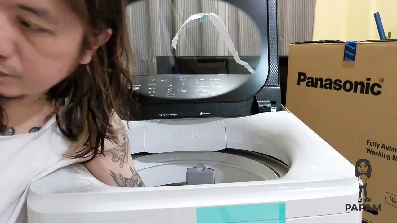 Panasonic Washing Machine Unboxing