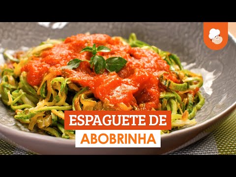 Espaguete de abobrinha — Receitas TudoGostoso