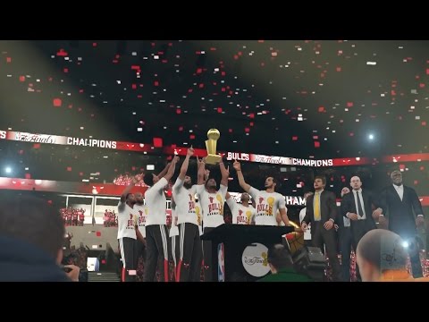 NBA 2K16 Chicago Bulls Championship Celebration