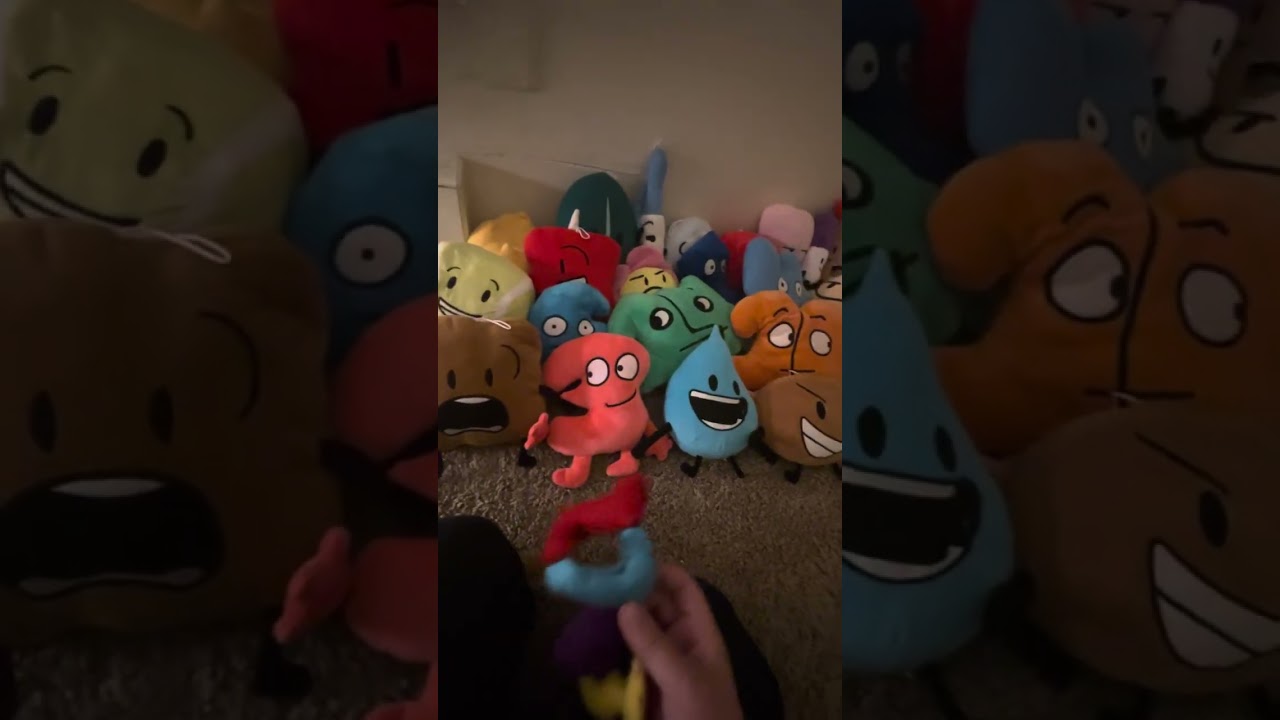 BFDI plush collection