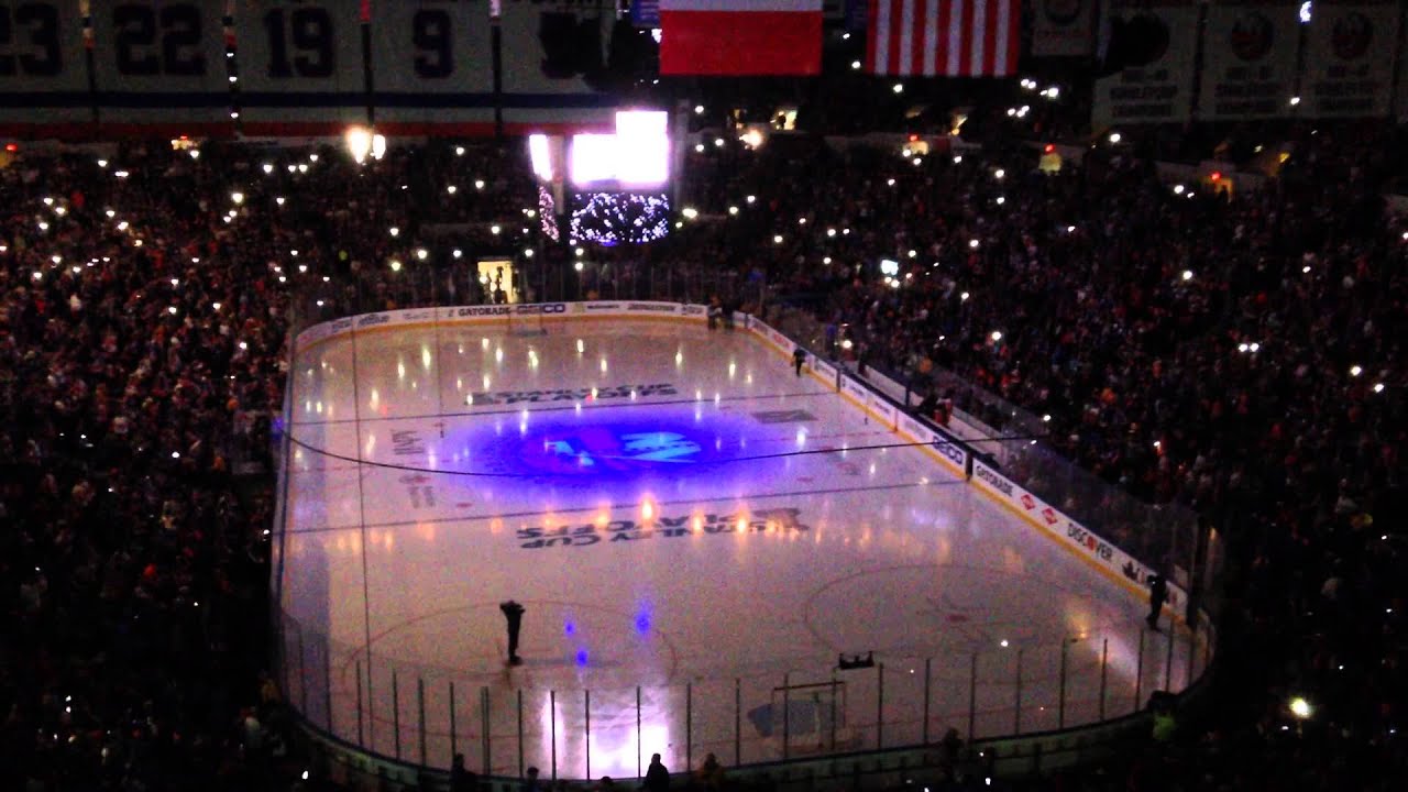 Let S Go Islanders Chant Before Game 3 Of The 15 Playoffs Vs Washington Capitals Youtube