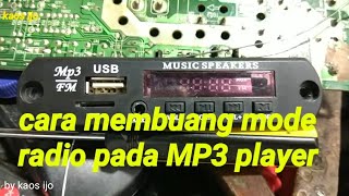 membuang mode radio di MP3 player screenshot 1