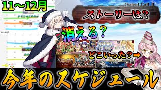 【FGO】今年“残り2ヶ月”のイベントスケジュールを予想した結果ｗｗイベントは1個だけ？｜クリスマスは？ストーリーは？