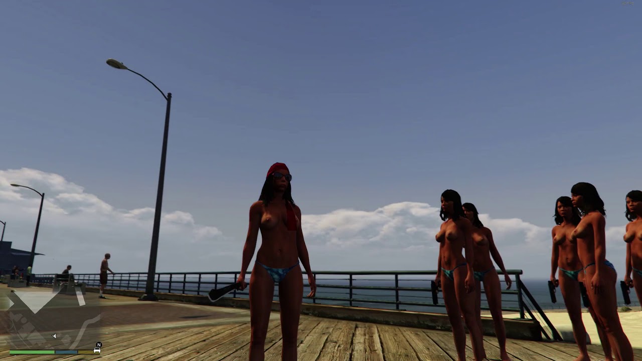 Topless clone army on GTA. 