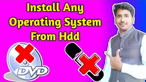 How To install Windows OS Vista/7/8.1/10 Without Any DVD or PenDrive