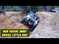 New JB74 Suzuki Jimny Driving Little Red Glasshouse Mountains | Twin Locked with Reduction Gears