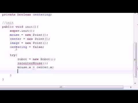 Java Game Development 33 Intro to Mouselook