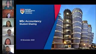 MSc Accountancy Students Sharing Session