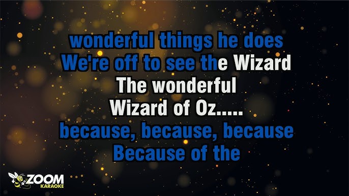 Fantastic Friday: We're off to see the Wizard