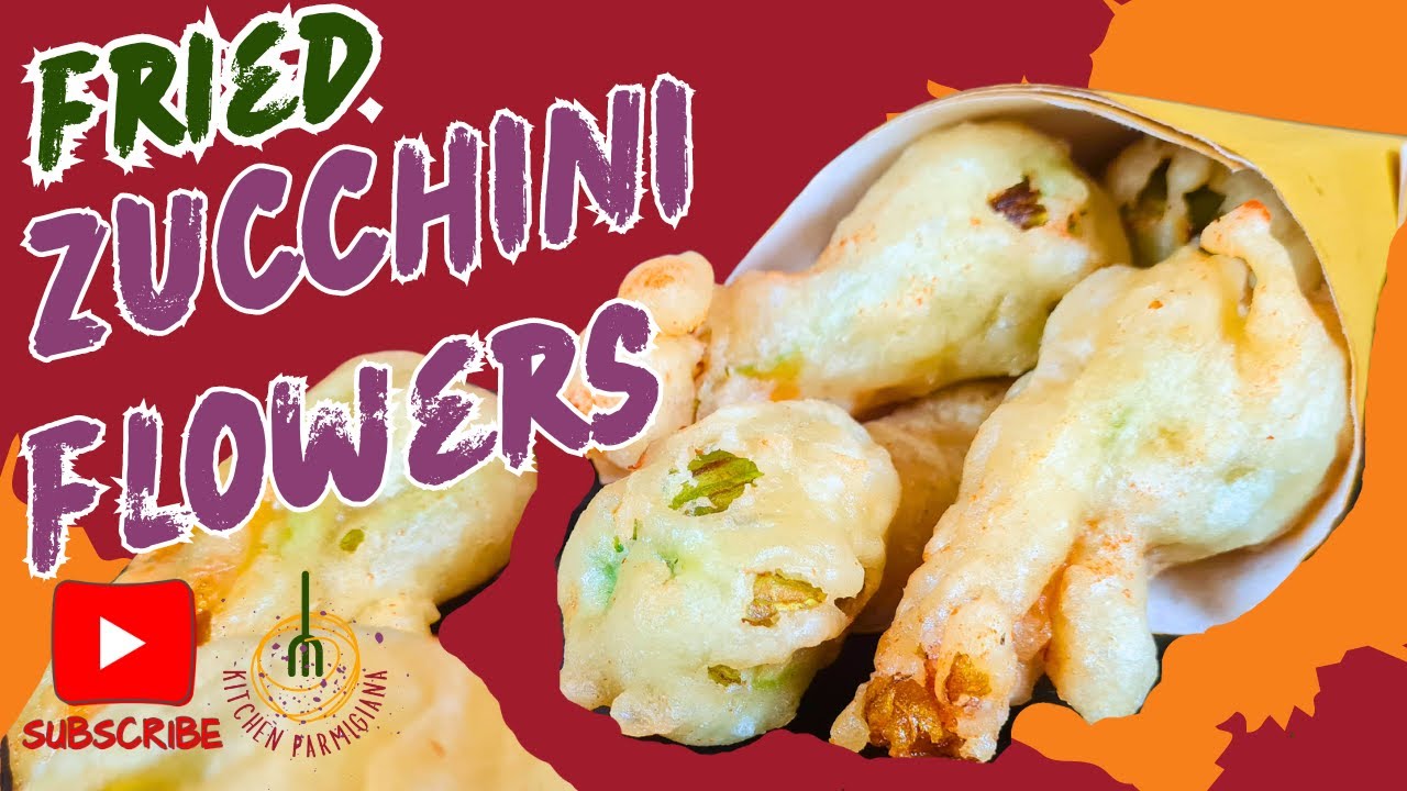 Romans do it better Fried Zucchini Flowers with Anchovies and