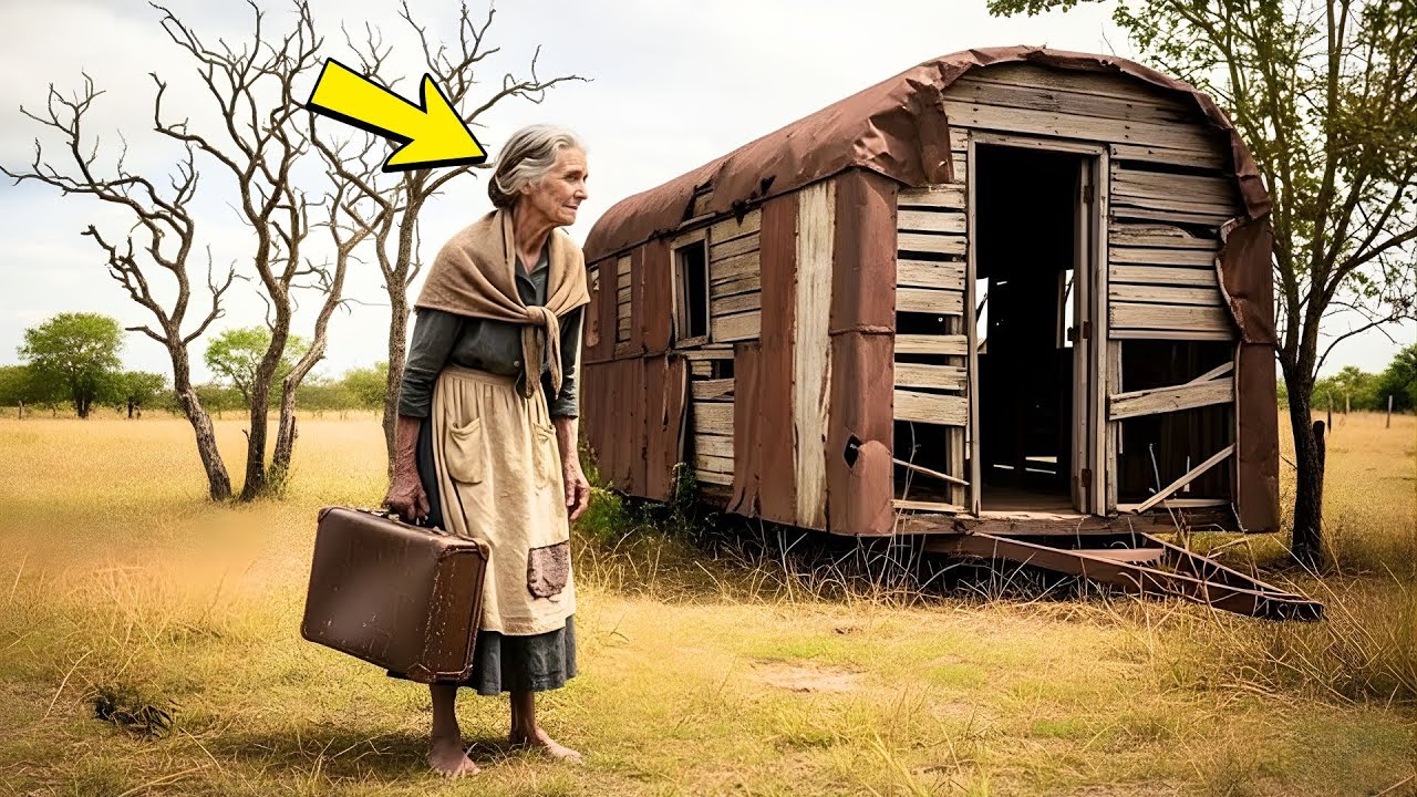 EXPULSARAM A VIÚVA PARA UM TRAILER VELHO… MAS UM SEGREDO ENTERRADO MUDOU TUDO