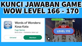 Kunci Jawaban game WoW Level 166, 167, 168, 169, 170