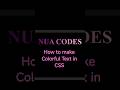 How to make a boring text attractive in CSS