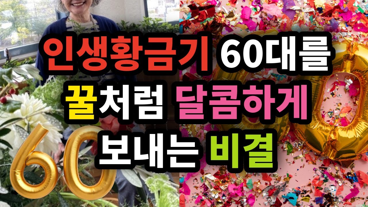 인생황금기 60대를 꿀처럼 달콤하게 보내는 비결 - 원더풀 인생후반전