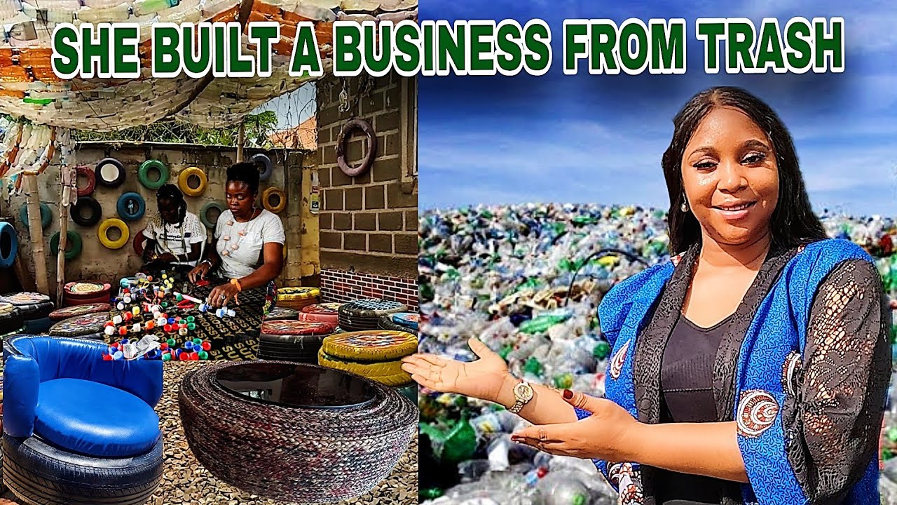 HOW this NIGERIAN Lady is TURNING WASTE & PLANTS into WEALTH | MILLIONS FROM WASTE |West Africa 🌍 🇳🇬