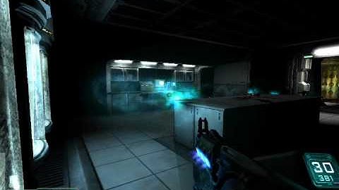 Doom 3 Nightmare Playthrough - Level 17 Delta Labs Sector 2b