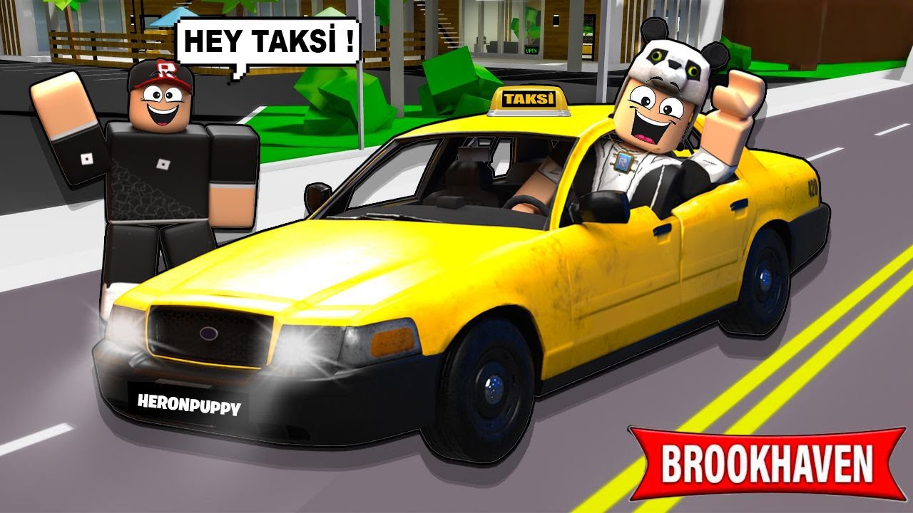TAKSİCİ OLDUK... - ROBLOX BROOKHAVEN HİKAYE