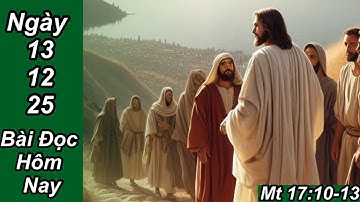 Ngày 13/12/25 Bài Đọc Hôm Nay và Lời Của ĐTC -The Gospel and Words of the Holy Father Mt 17:10-13