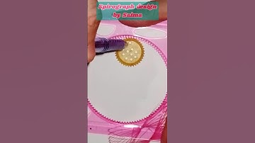 Simple Spirograph Drawing (Part-43) #shorts #short #youtubeshorts #viral