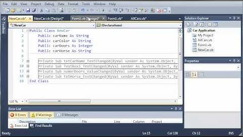 Visual Basic Tutorial - 118 - Car Part 13   Adding Cars With AddCar