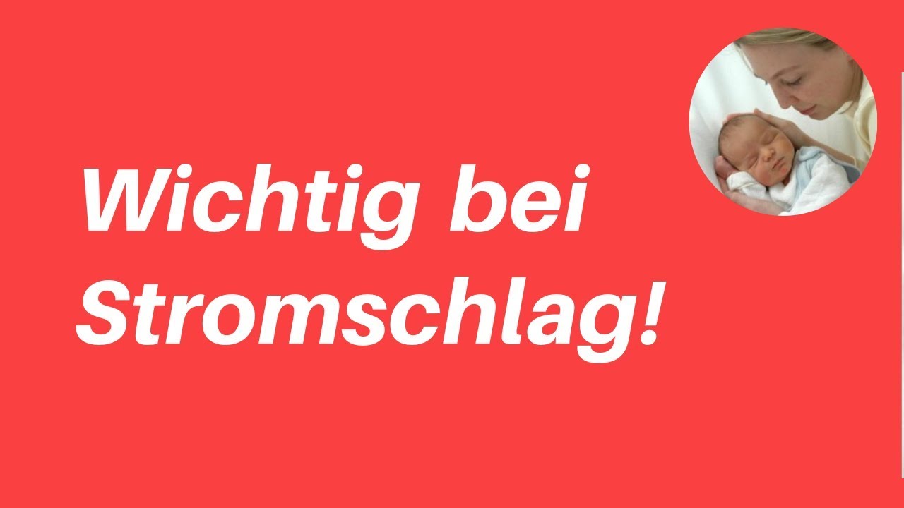 Baby/Kind: Wichtig bei Stromschlag! - YouTube