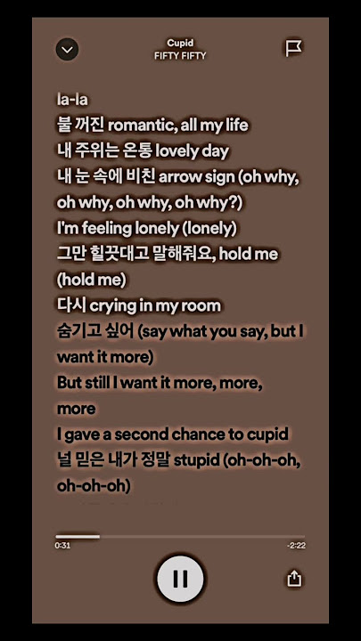 Cupid (Fifty Fifty) sped up version