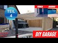 Garage bauen DIY XXL: Teil 4 / Wände in Holzständerbauweise und Dach