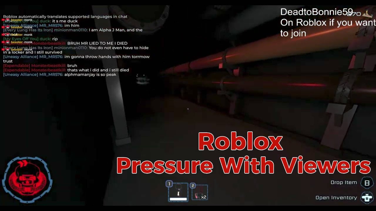Roblox Pressure With Viewers (Short Stream) - YouTube