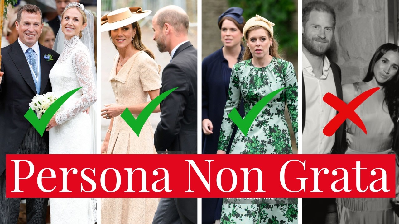 Prince Harry & Meghan Markle Persona Non Grata at Royal Family Gathering for Peter Phillips Wedding
