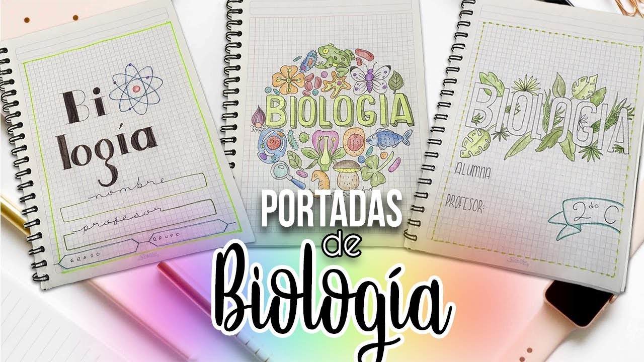 🔵 Descargar【Portadas Biología y Geología】100% Gratis