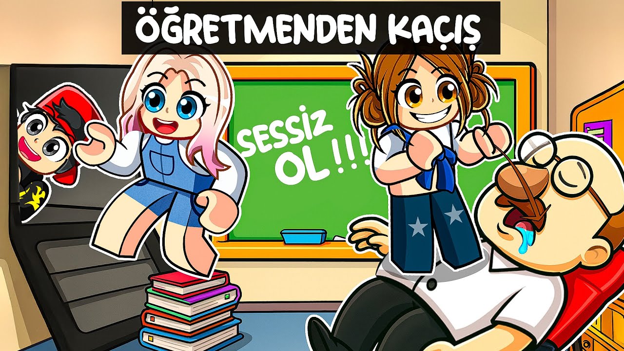 ÖĞRETMENİ UYUT OKULDAN KAÇ💥ROBLOX GREAT SCHOOL BREAKOUT