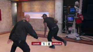 LaVar Ball One on One with his pants falling off