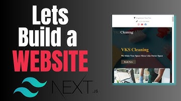 Lets Build a Responsive Cleaning Service Landing Page using Nextjs & Tailwindcss | Beginner Project