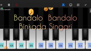 Bandalo Bandalo Binkada Singari Son on Pinao 🎹🧡 || Baa Nalle Madhuchandrake || #kannada #piano screenshot 3