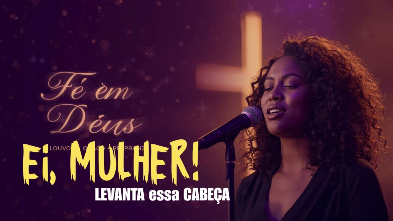 Ei, MULHER ! LEVANTA essa CABEÇA - Inspirado Aline Barros ~ Musica gospel - Louvor Gospel