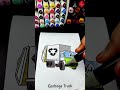 Garbage Truck Coloring 🚛🎨 | Satisfying Color Reveal #Shorts