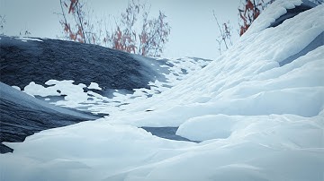 Blender 3.6 How to create Snow with just one click !!! 😮😮 #blendertutorial #3dmodeling #blender3d