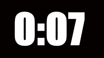 7 SECOND TIMER | LOUD ALARM ⏰