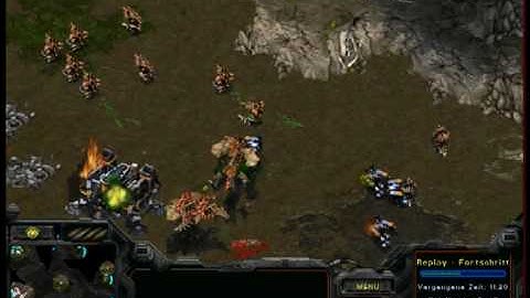 StarCraft Tutorial: Zerg VS Terran -3Hatch Muta-