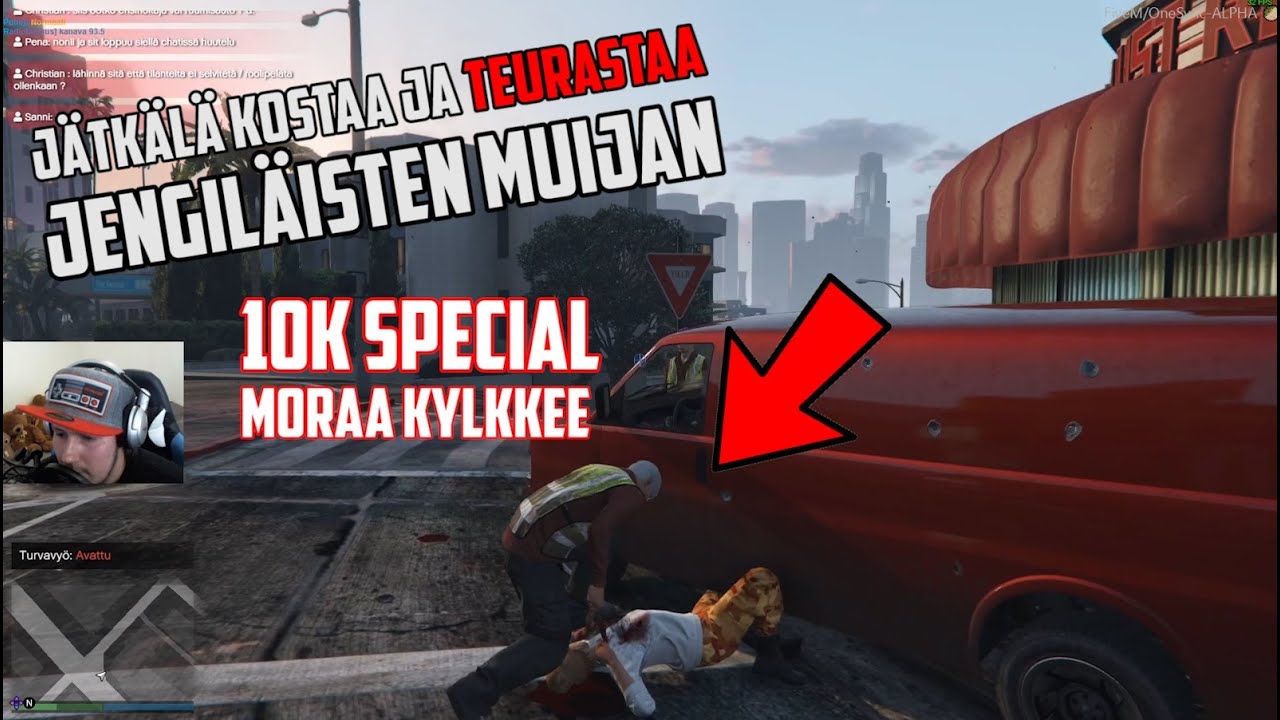 GTA V RP - 10K SPECIAL HellCityssä MURHA #57 (Rosvo)