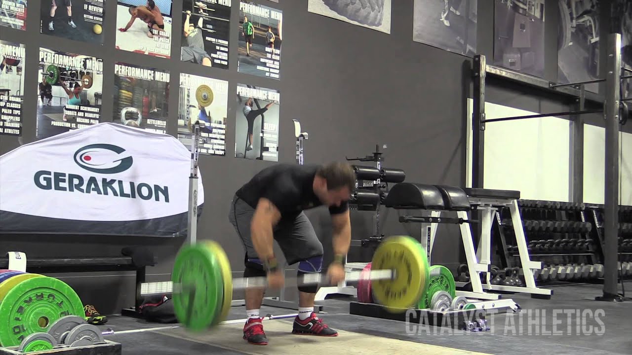 Vasily Polovnikov Muscle Clean & Press Workout up to 150 kg