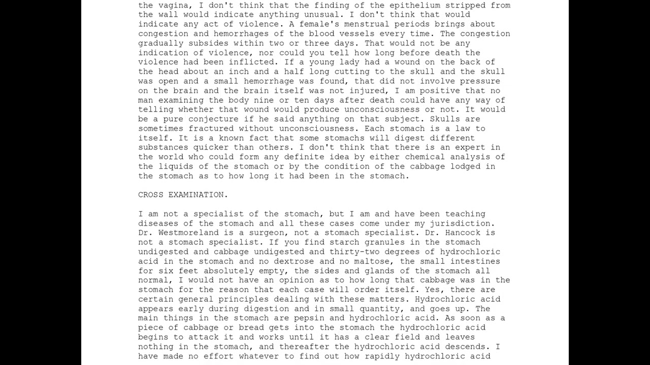 DR. W. S. KENDRICK — Sworn In for the Defense — 119th Witness to Testify