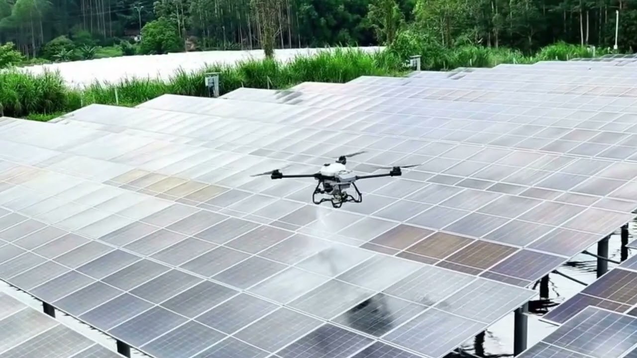 ソーラー洗浄ソリューション | C60Vドローン・DJI T100キット