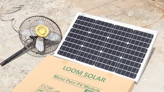 Loom Solar 50W Panel Unboxing & Testing