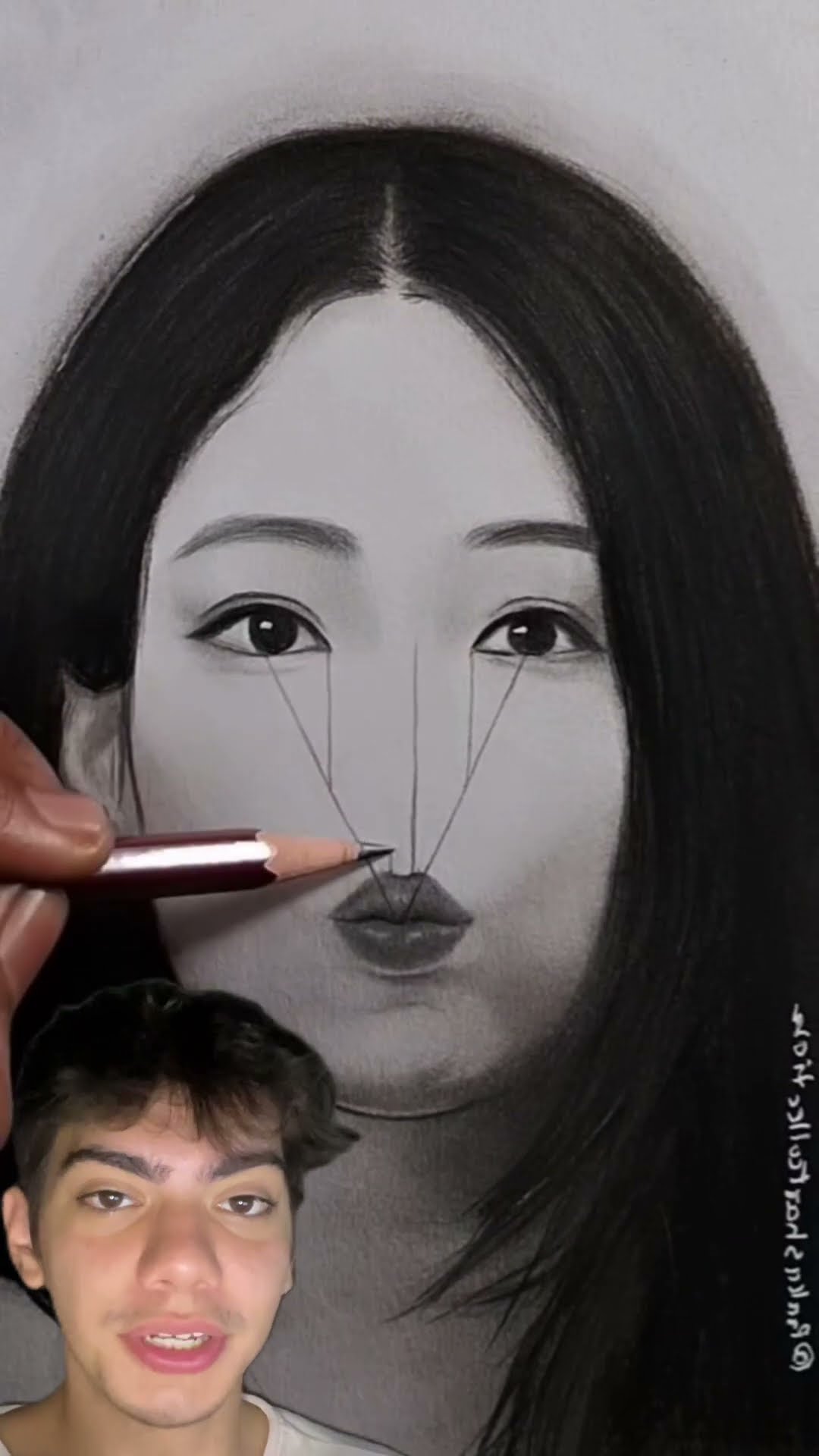 ? Linhas guia e sombras: aprenda a desenhar narizes perfeitos de forma simples e rápida! ?️