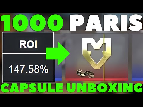 I Opened 1000 Paris 2023 Capsules For HUGE PROFIT! | CSGO Unboxing