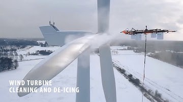 Aerones Wind turbine De ice+Clean